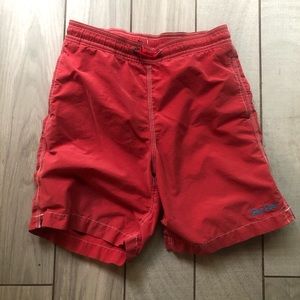 Gap kids boys medium size 8 red swim trunks